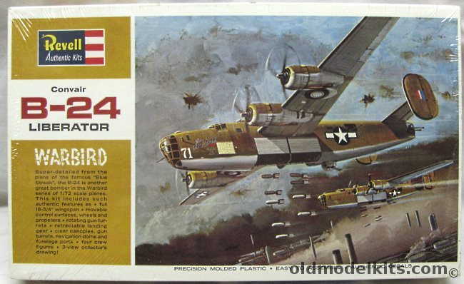 Revell 1/72 Convair B-24 Liberator 'Blue Streak' WARBIRD, H203-200 plastic model kit